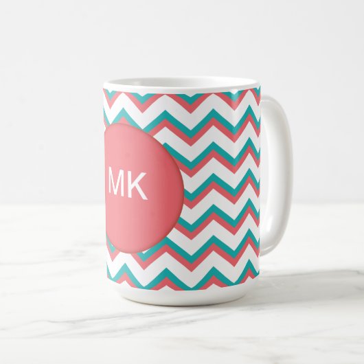 Zuidwest-Chevron-patroon Koffiemok (Voorkant rechts)