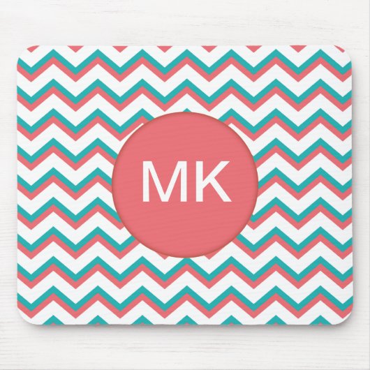 Zuidwest-Chevron-patroon Muismat (Voorkant)