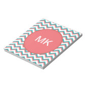 Zuidwest-Chevron-patroon Notitieblok (Linkerzijde)