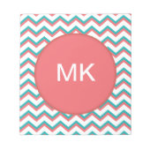 Zuidwest-Chevron-patroon Notitieblok (Voorkant)