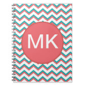 Zuidwest-Chevron-patroon Notitieboek (Voorkant)