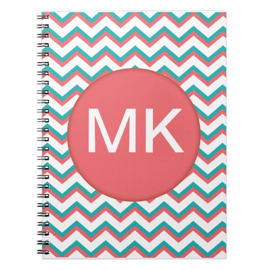 Zuidwest-Chevron-patroon Notitieboek (Voorkant)