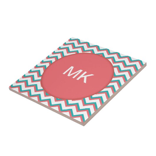 Zuidwest-Chevron-patroon Tegeltje (Zijkant)