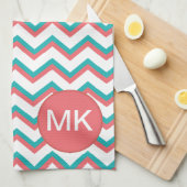 Zuidwest-Chevron-patroon Theedoek (Quarter Fold)