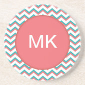 Zuidwest-Chevron-patroon Zandsteen Onderzetter (Voorkant)