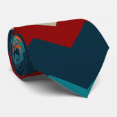 Zuidwest-Chevron Stropdas (Opgerold)