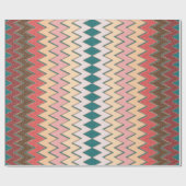 Zuidwest-Chevron Zigzag Wrapping Paper Cadeaupapier (Vlak)
