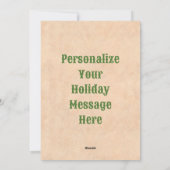 Zuidwest Chile Ristra Wreath Flat Vakantie Kaart (Achterkant)