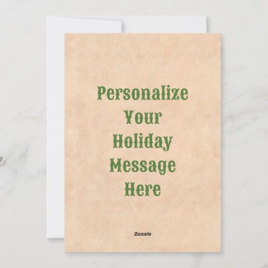 Zuidwest Chile Ristra Wreath Flat Vakantie Kaart (Achterkant)