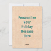 Zuidwest Chile Ristra Wreath Flat Vakantie Kaart (Achterkant)