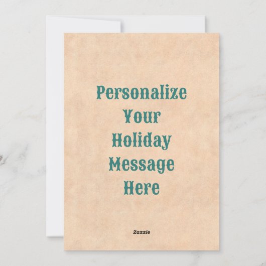 Zuidwest Chile Ristra Wreath Flat Vakantie Kaart (Achterkant)