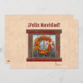 Zuidwest Chile Ristra Wreath Flat Vakantie Kaart (Voorkant / Achterkant)