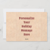 Zuidwest Chile Ristra Wreath Flat Vakantie Kaart (Achterkant)