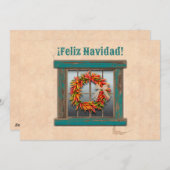 Zuidwest Chile Ristra Wreath Flat Vakantie Kaart (Voorkant / Achterkant)