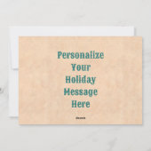 Zuidwest Chile Ristra Wreath Flat Vakantie Kaart (Achterkant)