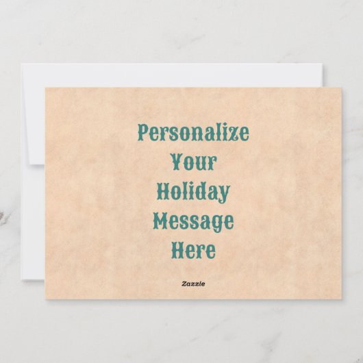 Zuidwest Chile Ristra Wreath Flat Vakantie Kaart (Achterkant)