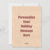 Zuidwest Chile Ristra Wreath Flat Vakantie Kaart (Achterkant)