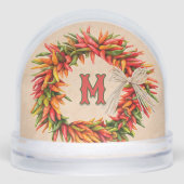 Zuidwest Chili krans gepersonaliseerd Sneeuwbol (Voorkant)