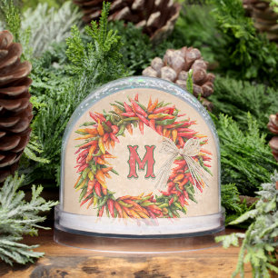 Zuidwest Chili krans gepersonaliseerd Sneeuwbol