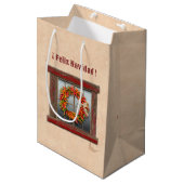 Zuidwest Chili Krans Vakantie Kerstmis Medium Cadeauzakje (Voorkant Gekanteld)