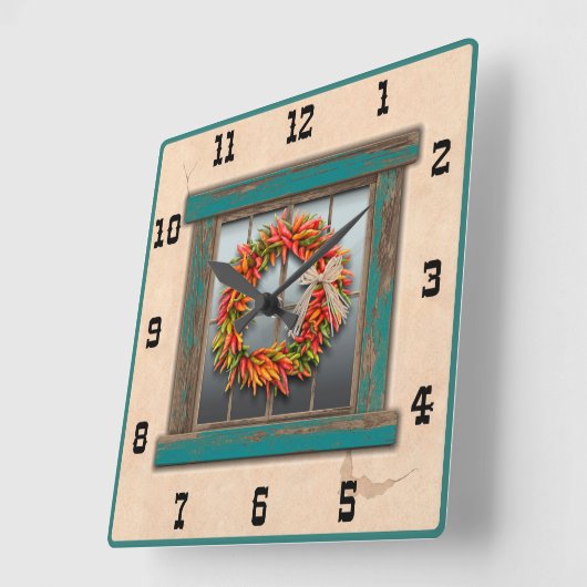 Zuidwest-Chili met Westerne nummers voor het grote Vierkante Klok (Hoek)