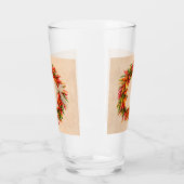 Zuidwest Chili Ristra Wreath on Adobe Wall Glas (Links)