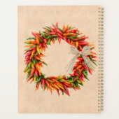 Zuidwest Chili Ristra Wreath on Adobe Wall Planner (Achterkant)