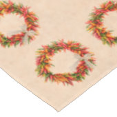 Zuidwest Chili Ristra Wreath on Adobe Wall Tafelkleed (Gekanteld)