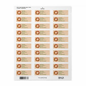 Zuidwest Chili Ristra Wreath Vakantieadres Etiket (Full Sheet)