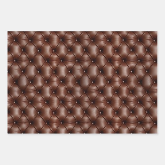 Zuidwest Cowgirl Bohemian Brown Flowers Inpakpapier Vel (Voorkant 3)