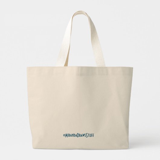 Zuidwest-Coyote Canvas tas (Achterkant)