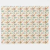 Zuidwest Coyote Desert Cabine Comfort Fleece Deken (Voorkant (Horizontaal))