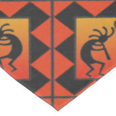 Zuidwest Dancing Kokopelli Patroon Tafelkleed (Gekanteld)