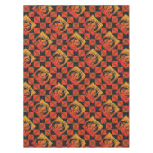 Zuidwest Dancing Kokopelli Patroon Tafelkleed (Voorkant)