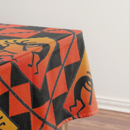 Zuidwest Dancing Kokopelli Patroon Tafelkleed