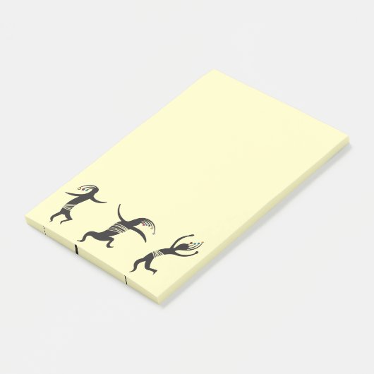 Zuidwest Dancing Kokopelli Post-it® Notes (Schuin)