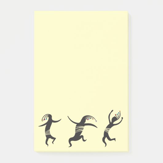 Zuidwest Dancing Kokopelli Post-it® Notes (Voorkant)