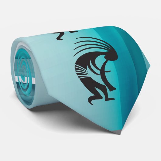 Zuidwest Dancing Kokopellis Stropdas (Opgerold)