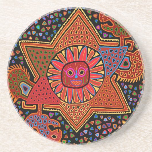 Zuidwest Del Sol Zandsteen Onderzetter (Voorkant)