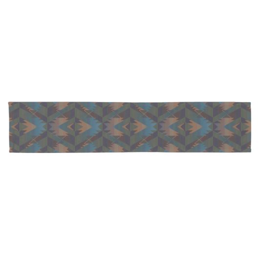 Zuidwest Design Aztec Print Table Runner Korte Tafelloper (Horizontaal)