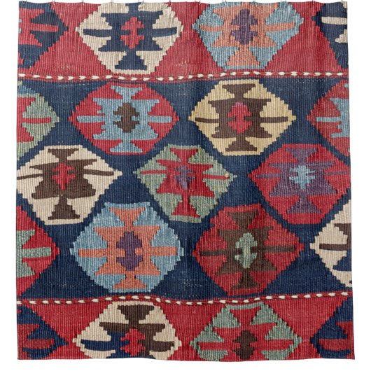 Zuidwest Diamond  Douchegordijn (Voorkant)