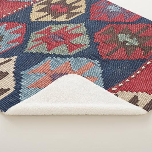 Zuidwest Diamond Sherpa Deken (3/4)