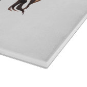 Zuidwest Dier Paard Cowboy Cowgirl  Snijplank (Hoek)