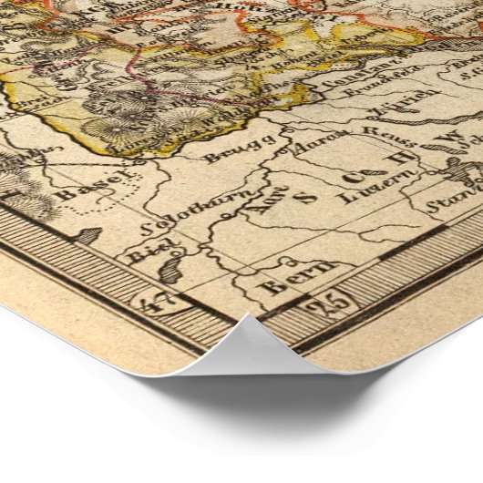 Zuidwest-Duitsland Poster (Hoek)