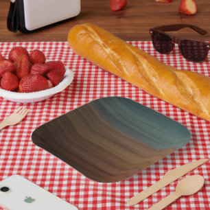 Zuidwest-gekleurde woestijn papieren bordje