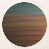 Zuidwest-gekleurde woestijn ronde kartonnen onderzetter (Voorkant)