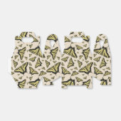 Zuidwest-gele kanonstaart bedankdoosjes (Uitgevouwen)