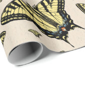 Zuidwest-gele kanonstaart cadeaupapier (Rol Hoek)