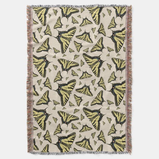 Zuidwest-gele kanonstaart deken (Voorkant Verticaal)