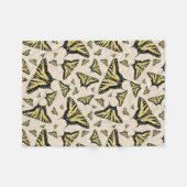 Zuidwest-gele kanonstaart fleece deken (Voorkant (Horizontaal))